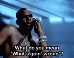 R Kelly Surprised On Phone GIF