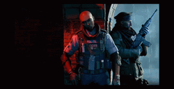 R6 Soldiers Guarding GIF