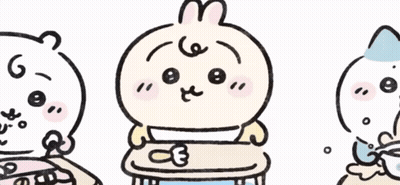 Rabbit And Cat Standing Together GIF