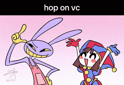 Rabbit and Girl Saying Hop On VC