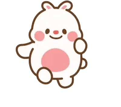 Rabbit Bunny Holding Red Heart GIF