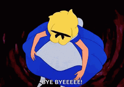 Rabbit Hole Bye Bye GIF