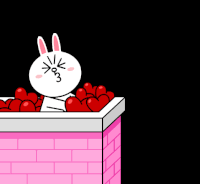 Rabbit In The Chimney Funny Love GIF