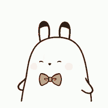 Rabbit Love Arrow Fall GIF
