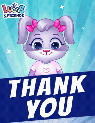 Rabbit Saying Grateful For You GIF