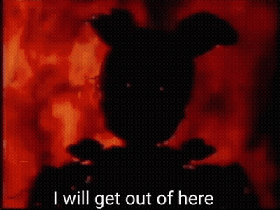 Rabbit Silhouette Saying And Give You A Real Reason To Cry GIF