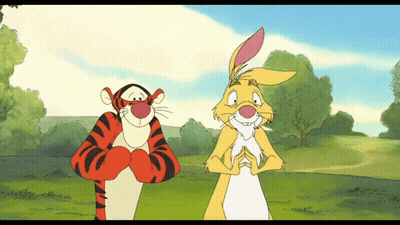 Rabbit With Carrot Says See You In A Week GIF