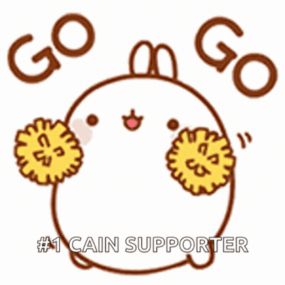 Rabbit With Go Go #1 Cain Supporter GIF