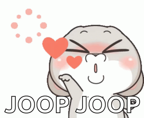 Rabbit With Heart Eyes Joop Joop GIF