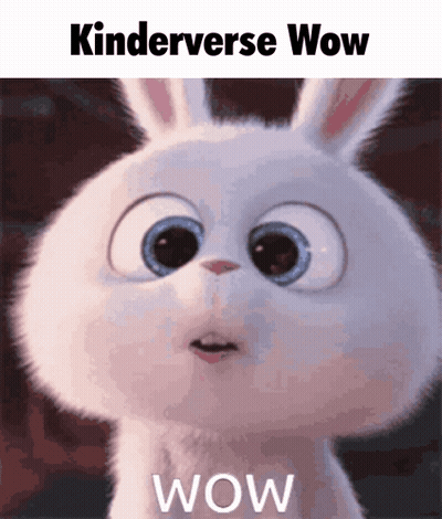 Rabbit With Kinderverse Wow Wow GIF