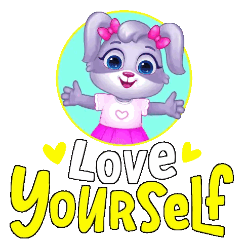 Rabbit With Love Yourself Sticker