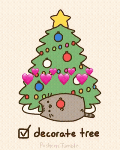 Raccoon Playing With Decorations Under Christmas Tree Viralhog GIF