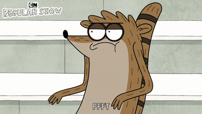 Raccoon Saying Pfft GIF