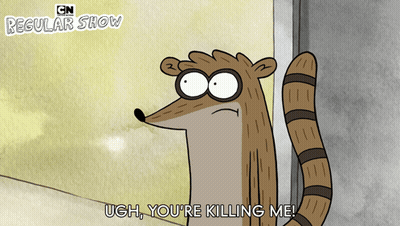 Raccoon Saying Ugh You're Killing Me GIF