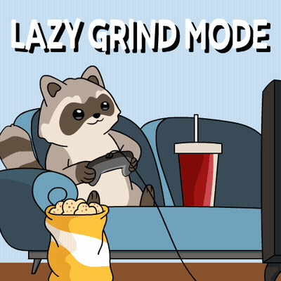 Raccoon Sitting On Couch Playing Video Games GIF