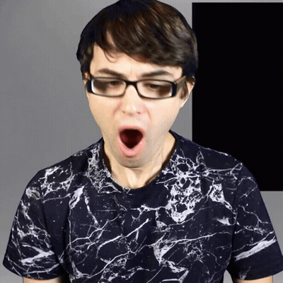 Raccoon With Open Mouth Holding Yellow Hand GIF