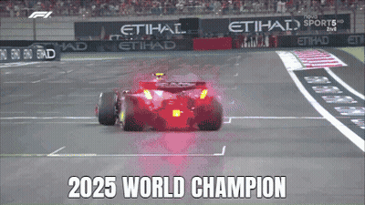 Race Car 2025 World Champion GIF