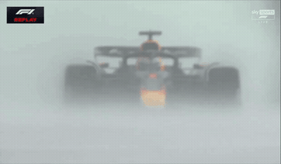 Race Car Displayed On Sky Sports Screen GIF