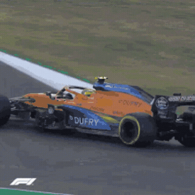 Race Car Driving F1 Track Sign GIF