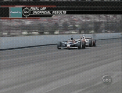 Race Car During Final Lap GIF