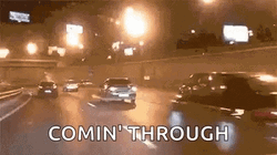 Race Car In The Traffic GIF
