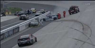 Race Car Number 10 GIF