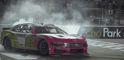 Race Car Number 12 GIF