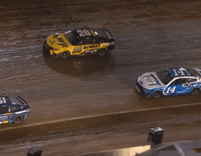 Race Car Number 14 GIF