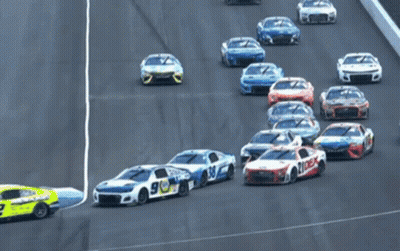 Race Car Number 18 GIF