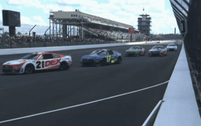 Race Car Number 21 GIF