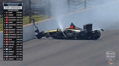 Race Car Number 22 GIF