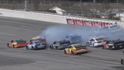 Race Car Number 34 GIF