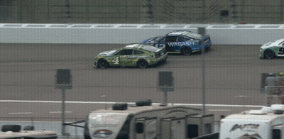 Race Car Number 4 GIF