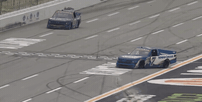 Race Car Number 7 GIF