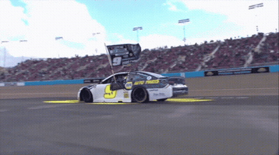 Race Car Number 9 GIF