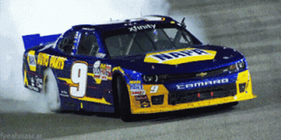 Race Car Number 9 GIF