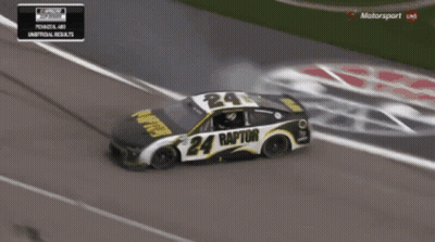 Race Car On Track With Motorsport Live GIF