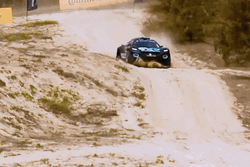Race Car Running In Far Flung Area GIF