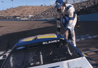 Race Car Saying Blaney GIF