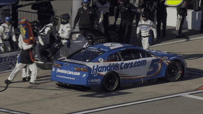 Race Car Saying Hendrick Cars.com GIF