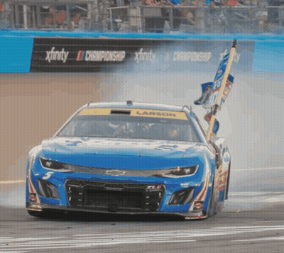 Race Car Saying Larson GIF