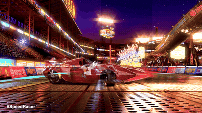 Race Car Towed From Stadium #Speedracer GIF