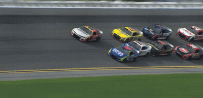 Race Car With Ford On Side GIF