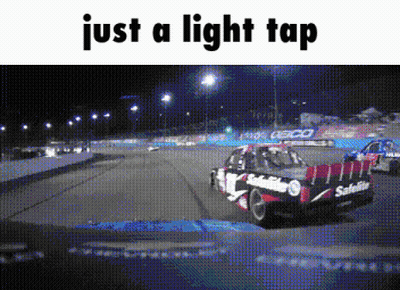 Race Car With Just A Light Tap GIF