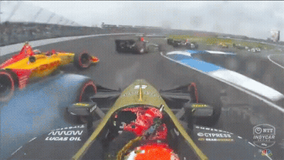 Race Car With Lucas Oil GIF