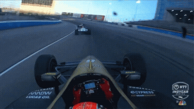 Race Car With Lucas Oil GIF
