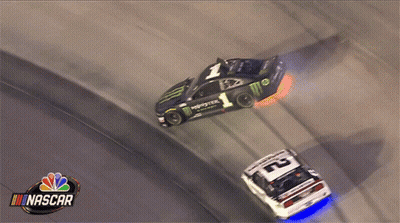 Race Car With Number 1 GIF