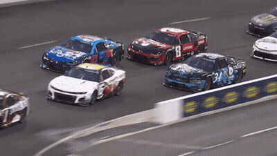 Race Car With Number 10 GIF
