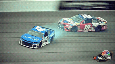 Race Car With Number 18 On Back GIF