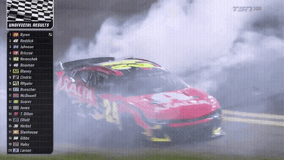 Race Car With Number 24 GIF